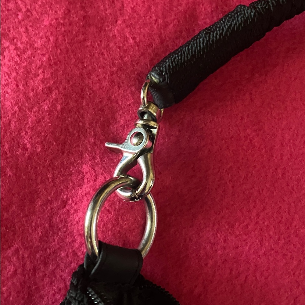 Black crochet hobo shoulder bag by The Sak - Picture 3 of 6